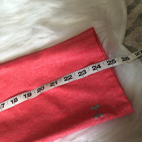 Under Armour Cropped Neon Athletic Leggings - Picture 8 of 8